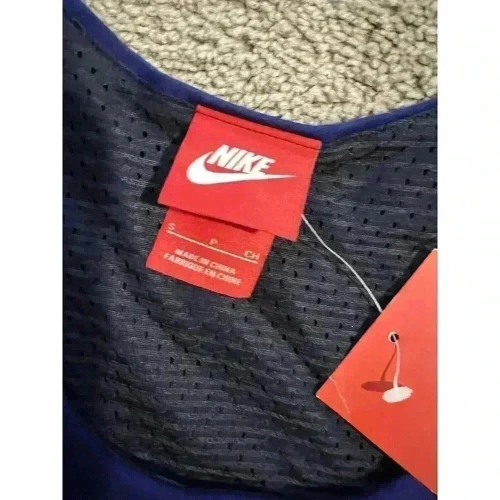 Nike Size Small Track And Field Women’s Run Crew Tank Green And Blue - Picture 10 of 10